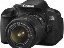 Зеркальный фотоаппарат Canon 650D kit 18-55 + 50mm