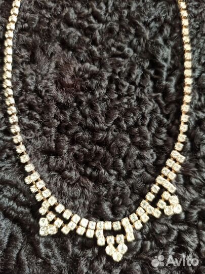 Колье-чокер, ожерелье. Чехословакия. Винтаж