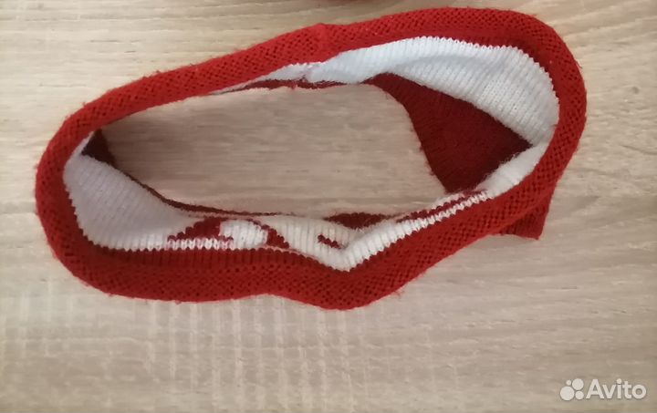 Тёплая повязка на голову (хлопок, синтетика)