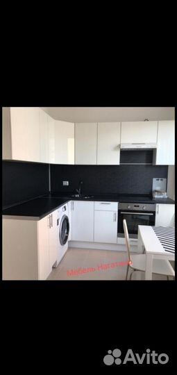 Кухня Ксения Белый глянец мдф