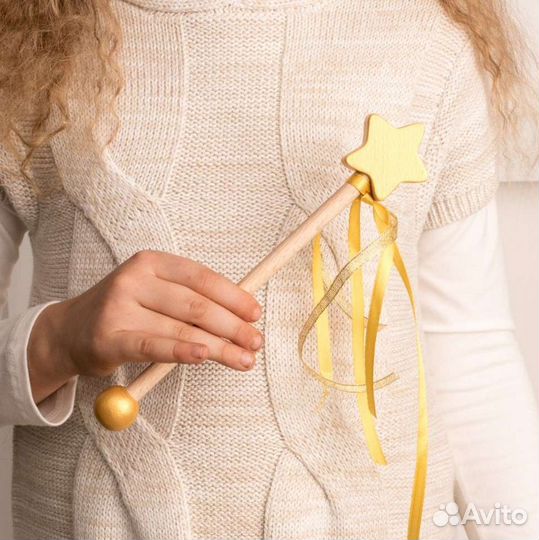 Волшебная палочка золотая Леснушки