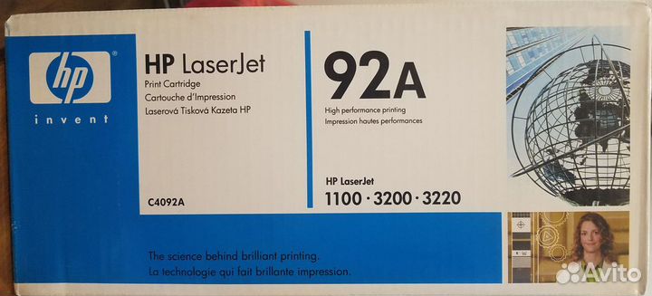 Картридж HP LaserJet C4092A новый (оригинал)