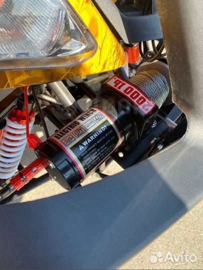 Квадроцикл Grizzly 300cc желтый кмф