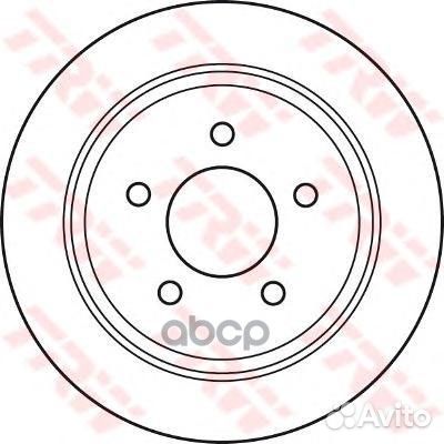 Диск тормозной зад TRW 806 DP995C, BS5859
