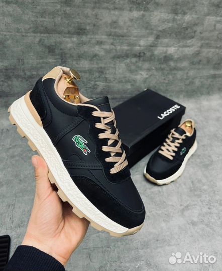 Кроссовки lacoste мужские натуральные