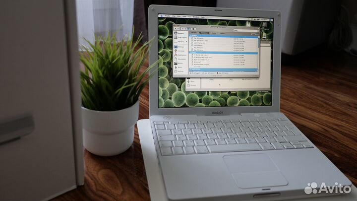 Продам ретро ноутбук Apple iBook G4 12