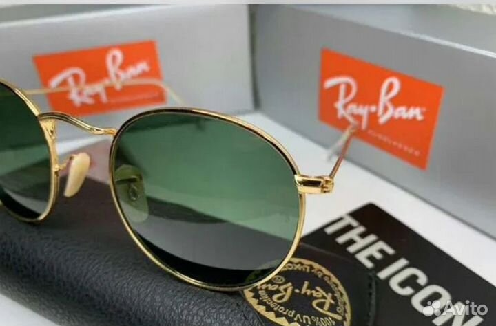 Очки ray ban round metal