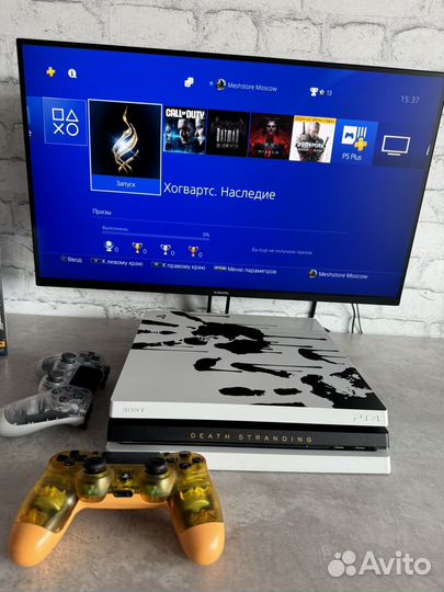 Ps4 pro +с играсми-дьябло4,хогварц легаси,ведьмак
