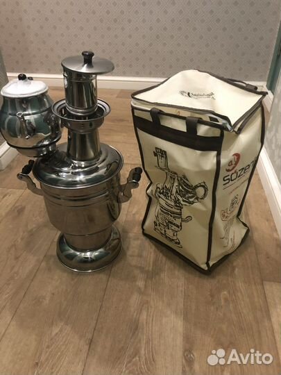 Самовар на дровах новый 4 литра