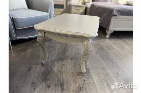 Столик прямоугольный мокко серый камень