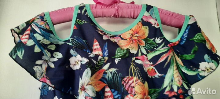 Летнее платье для девочки 140