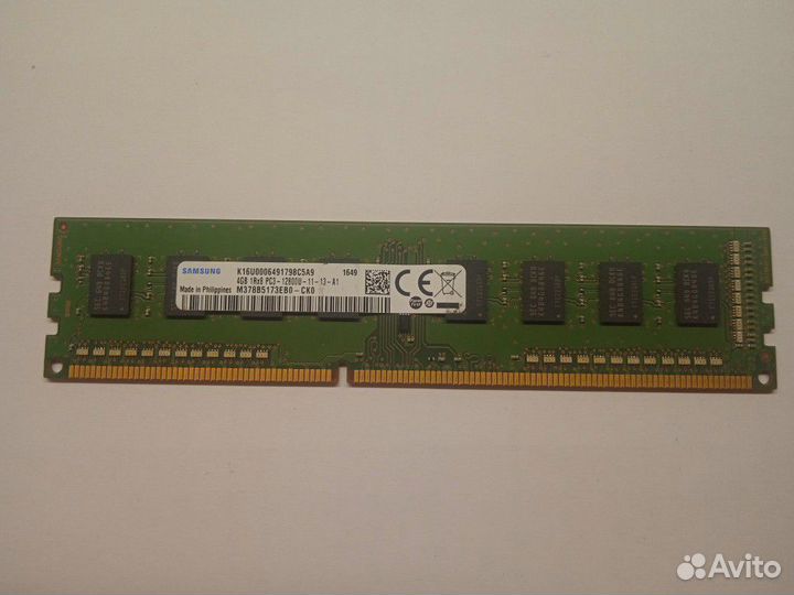 Оперативная память для компьютера 4 GB Samsung