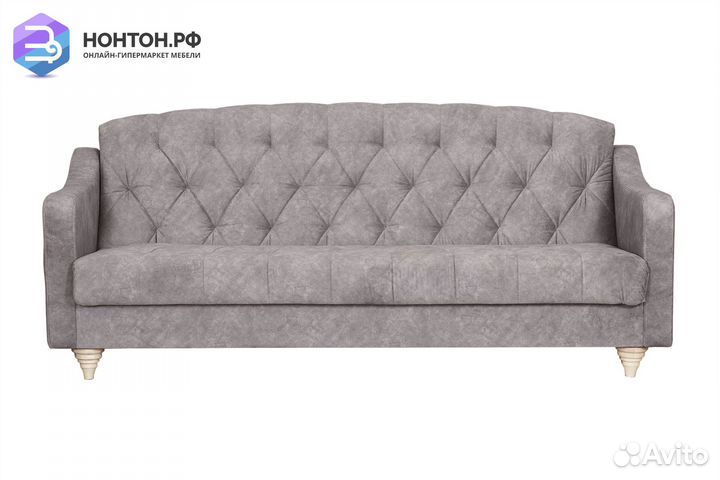 Диван книжка Сапфир серый