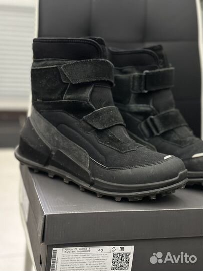 Зимние ботинки ecco