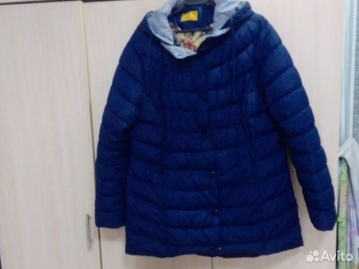 Пуховик женский 52 54 размер б у
