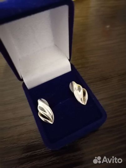 Серьги серебро 925