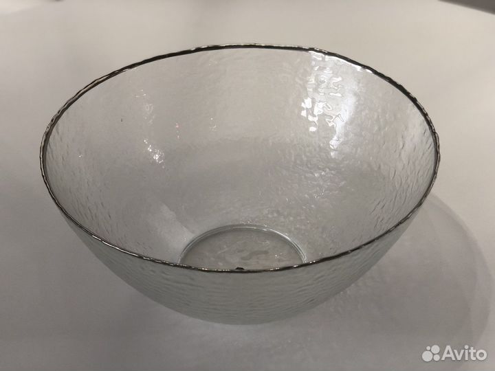 Салатник с платиной, большой. 