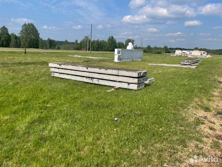 Продаю плиты перекрытия 6,3*1,2 бу