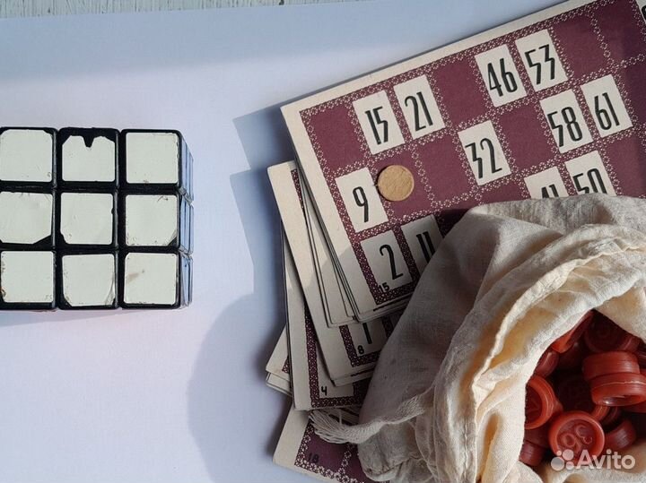 Лото. Кубик рубик. Цена за все