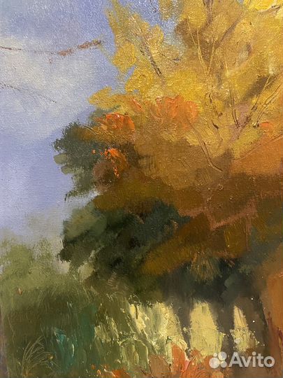 Картина маслом на холсте пейзаж