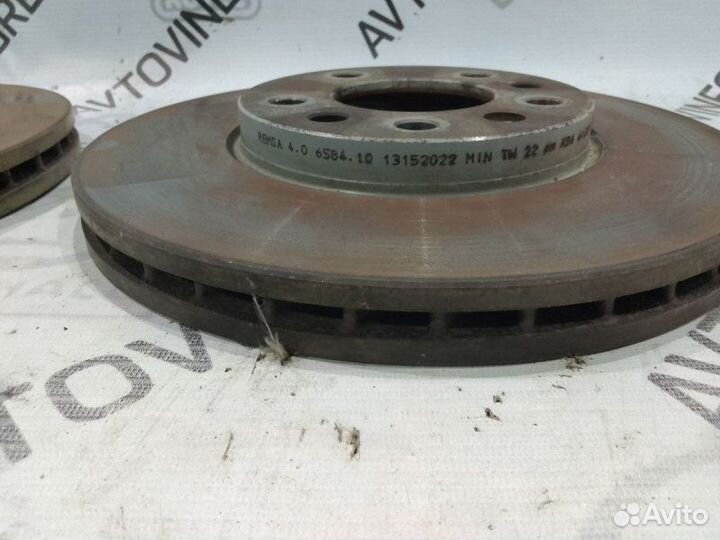 Тормозной диск передний Opel Astra H 1 штука