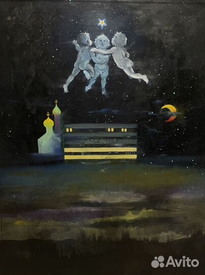 Картина маслом на холсте современное искусство