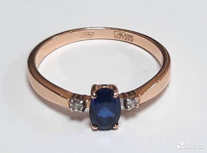 Комплект кольцо и серьги с бриллиантами