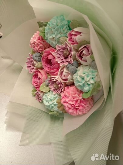 Съедобный букет из зефира