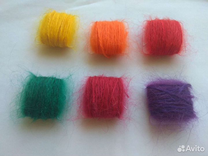 Мохеровая нить для вязания мушек