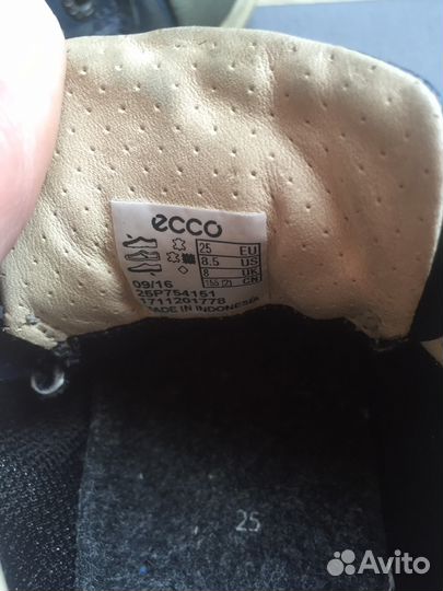 Ботиночки ecco goretex