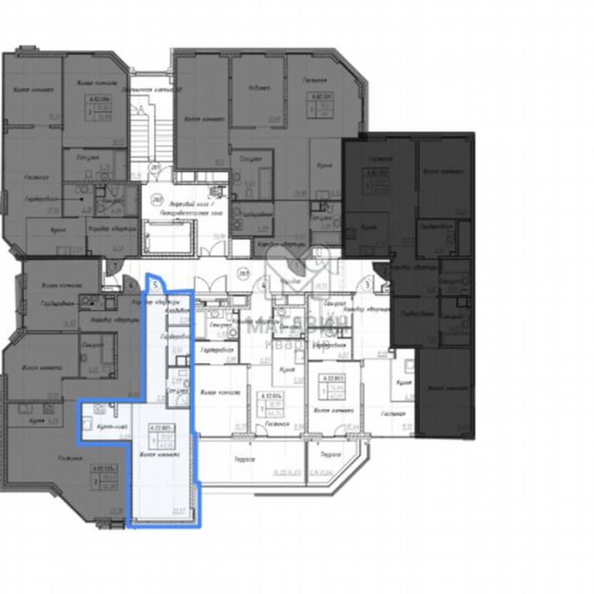 Квартира-студия, 42,4 м², 2/9 эт.