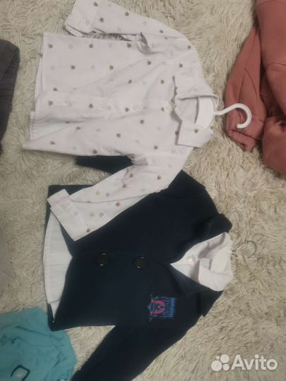 Пакет вещей на мальчика с 6 до 1 года