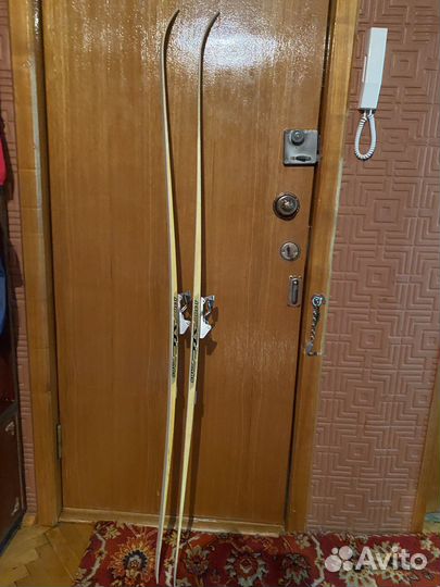 Лыжи беговые детские пластик 170см