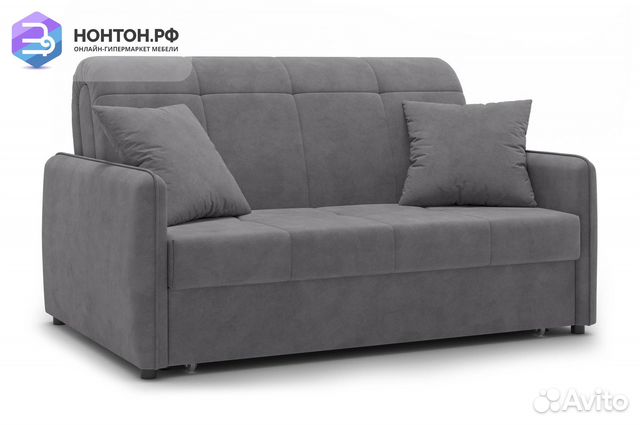 Диван аккордеон Хилтон серый
