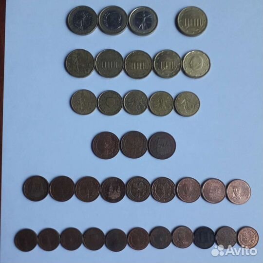 Набор монет: Евро и евроценты