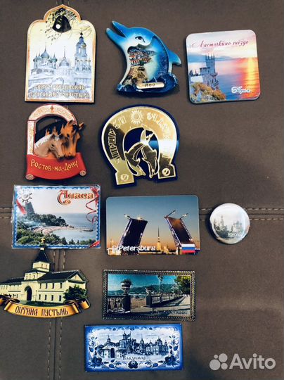 Магниты сувенирные. Города и страны