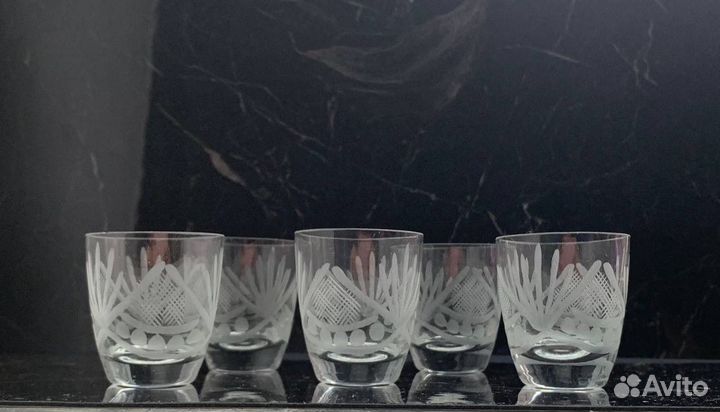 Рюмки из хрусталя СССР