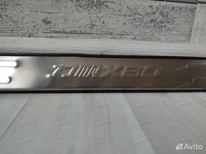 Накладки на пороги Lifan X60 2011-2018