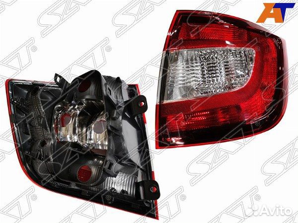 Фонарь задний skoda rapid