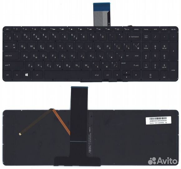 Клавиатура для ноутбука HP Envy X360 15-U000 черна