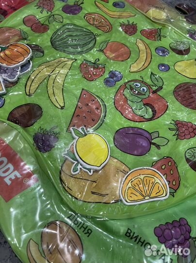 Детский водный коврик Яблоко 80х76 см