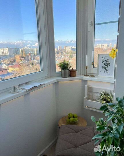 Отделка балкона