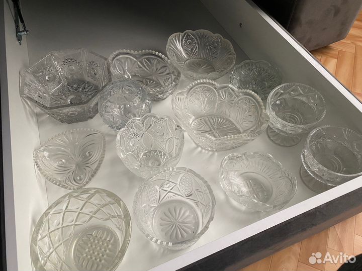 Ваза хрустальная