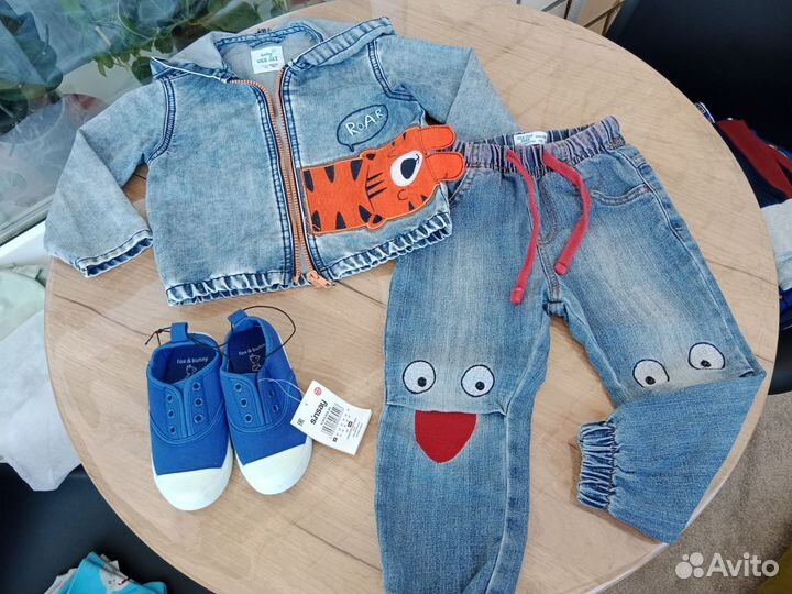 Детские вещи на мальчика, пакетом