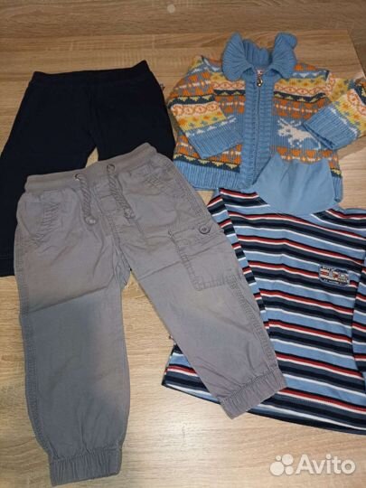 Одежда 4 предмета для мальчика 1-1,5 года