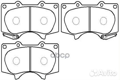 Колодки передние Toyota/HSB/ HP5098 HSB