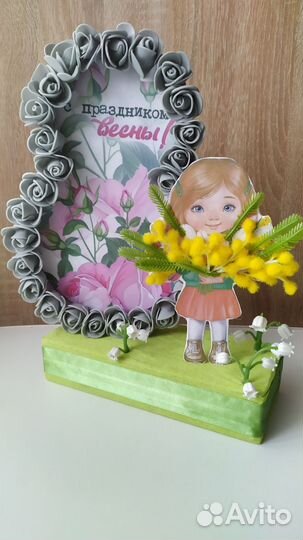 Поделка на 8 марта