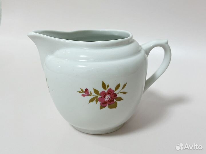 Молочник сливочник фарфор Вербилки СССР