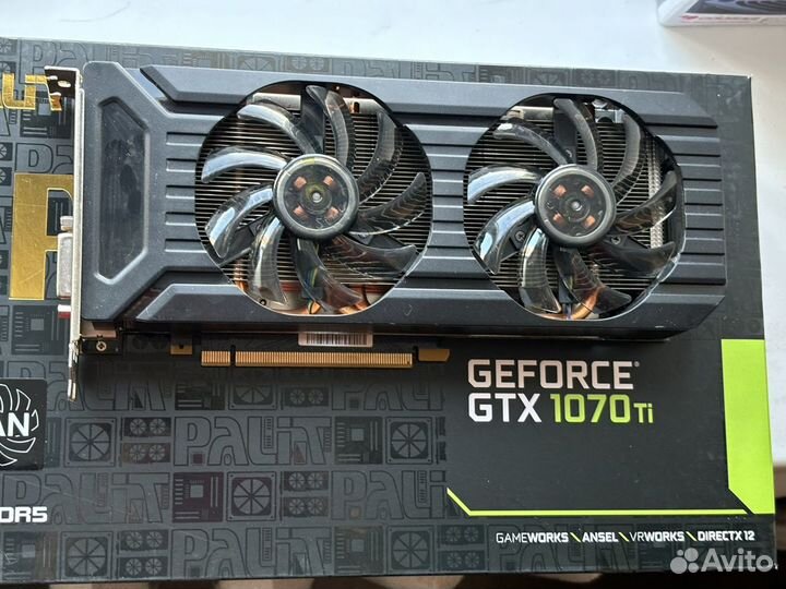 Видеокарта gtx 1070 ti