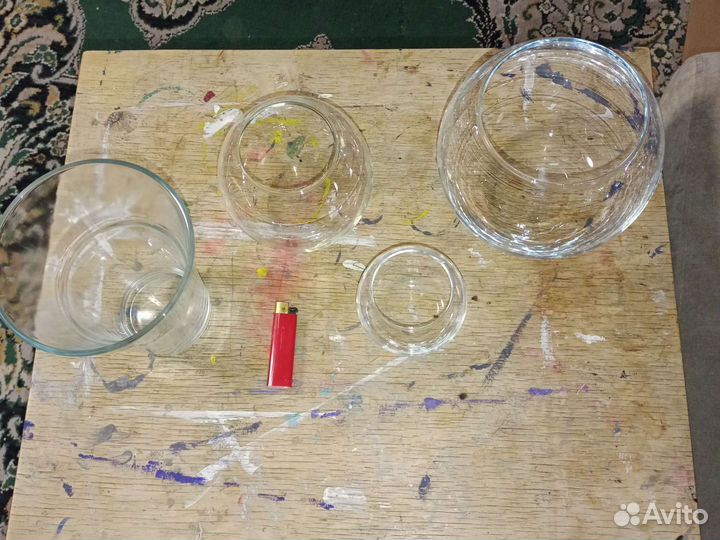 Вазы стекло сферы